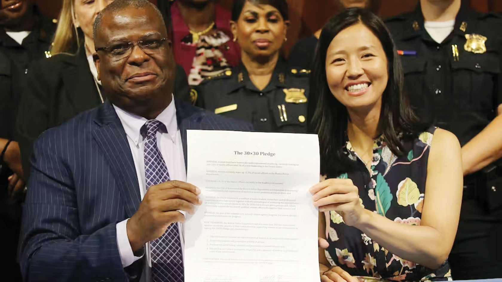 Boston Joins 30x30 Initiative To Hire More Female Police Officers The 