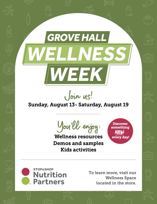 Grove Hall Wellness Week at Stop & Shop