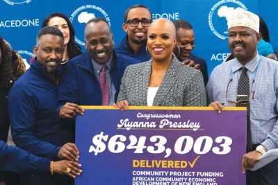 Pressley brings federal funding to state and district