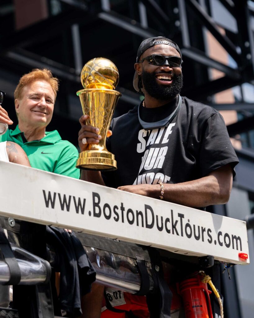 Oh what a perfect day — celebrating the Celtics