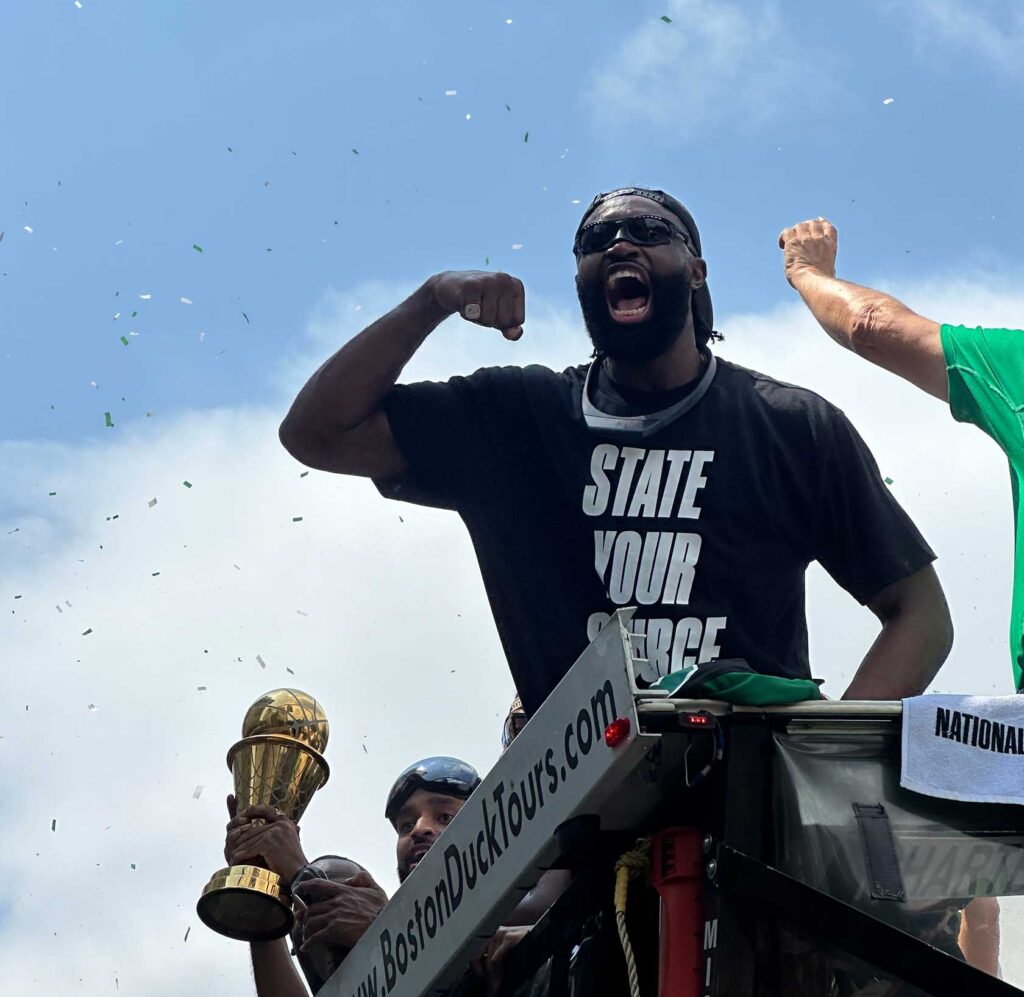 Celtics celebrate 18th NBA title with a huge duck boat parade