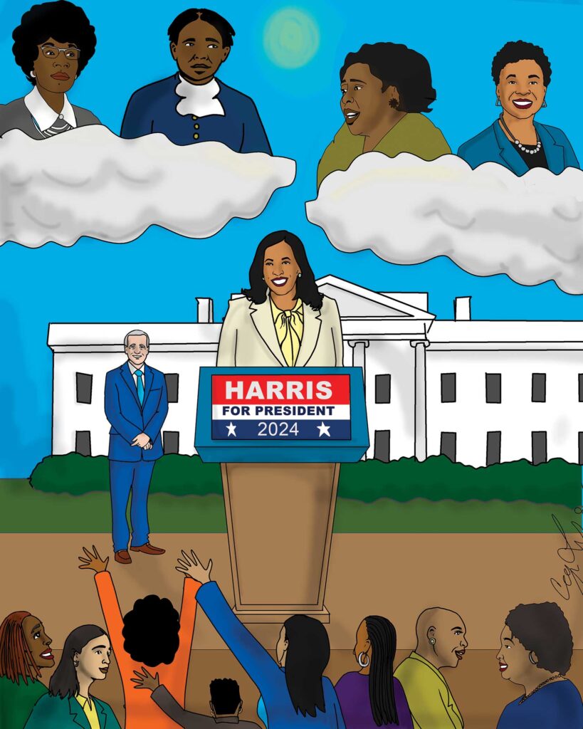 Biden out, Harris in