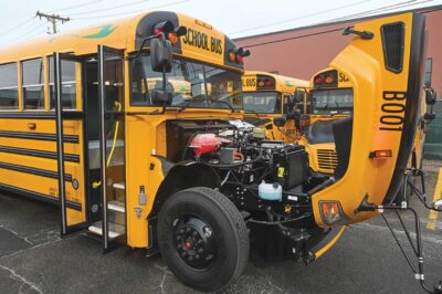 BPS looks to electrify bus fleet with diesel bus retrofits