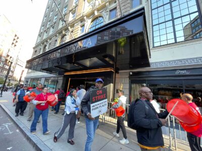 Boston hotel workers strike for better wages