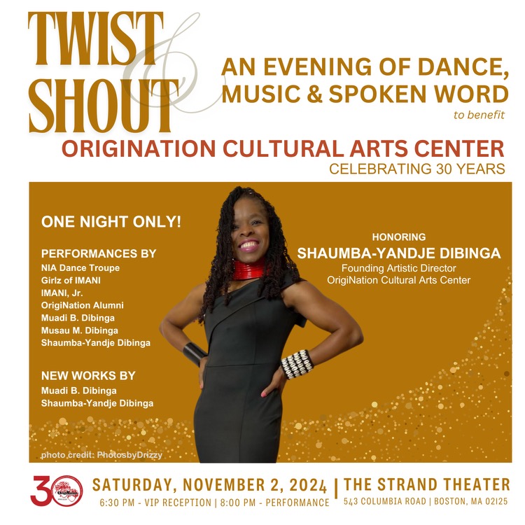 Twist & Shout! An Evening of Dance, Music & Spoken Word