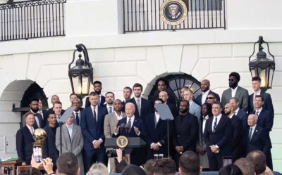 Biden welcomes Celtics to the White House