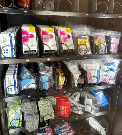 New vending machines dispense opioid harm reduction supplies