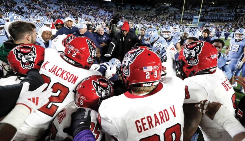 Post game riots rock college football rivalries