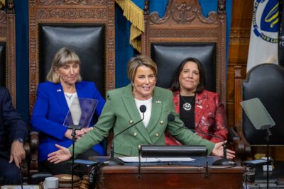 In state address, Healey touts achievements, vows reform to health care, housing and more