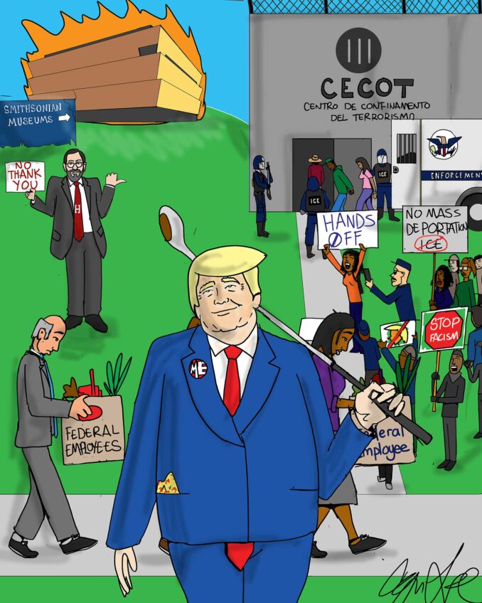 Trump’s first 100 days of carnage