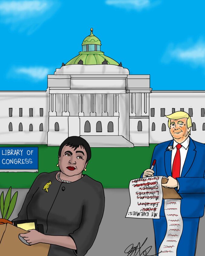 Trump again tries to whitewash history by ousting Librarian of Congress