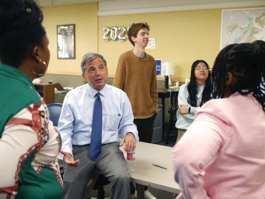 Mayoral candidate Josh Kraft shares his positions on housing, education and city budget