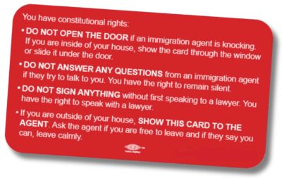 Advocates encourage immigrant communities to ‘Know your rights’