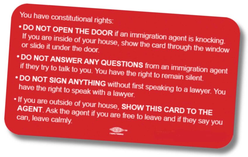 Advocates encourage immigrant communities to ‘Know your rights’