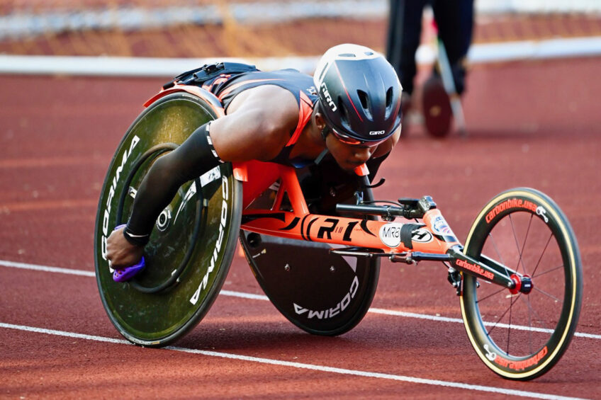 Young athlete inspires on and off the course