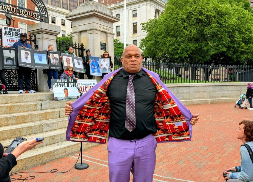 At Boston rally, George Floyd’s uncle marks fifth anniversary of the murder that changed America