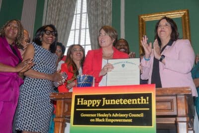 Gov. Healey commemorates Juneteenth with Black advisory council