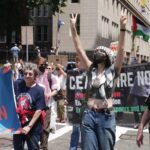 Activists protest Israel’s recent attack on Iran