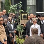 Plaque honoring MLK Love Story Trail unveiled in Roxbury