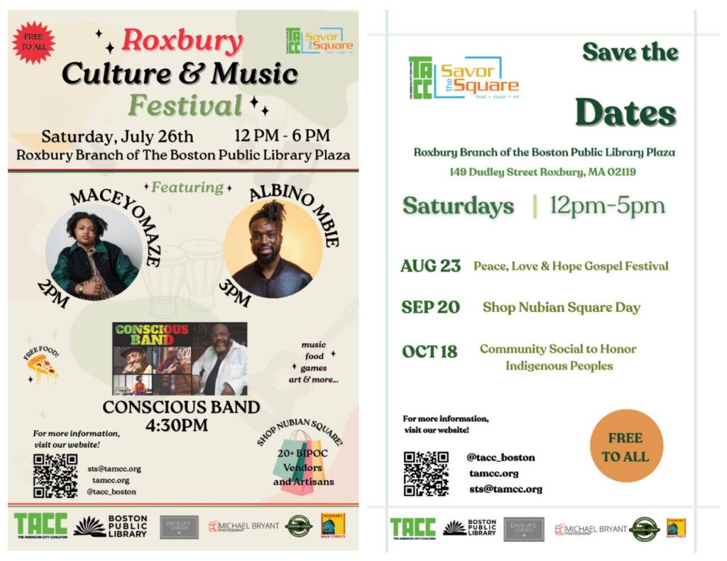 Savor the Square: Roxbury Culture and Music Festival