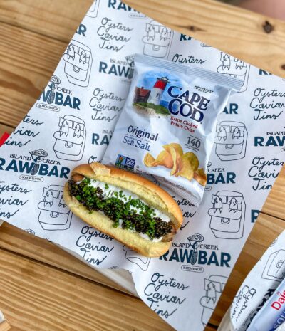 Caviar hot dog? Yes, please!