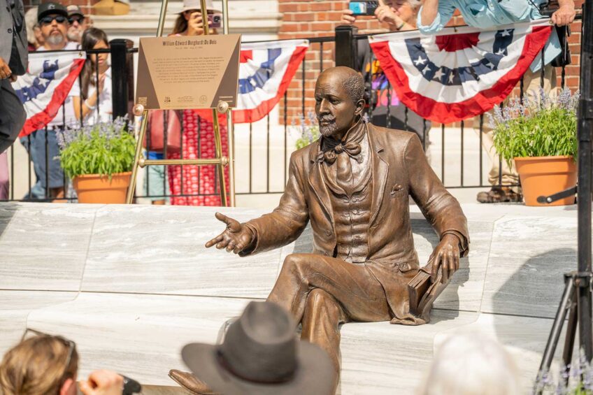 New monument to W. E. B. Du Bois is installed in his hometown