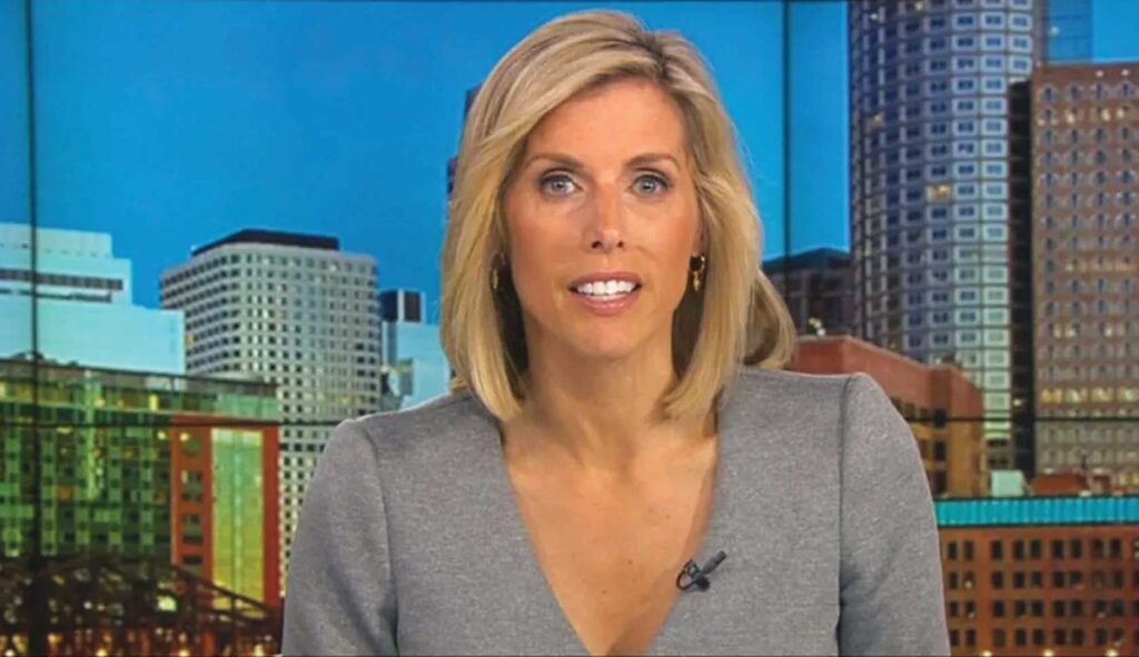 Former WBZ anchor Kate Merrill sues station for discrimination, claims demotion due to race Former WBZ anchor Kate Merrill sues station for discrimination, claims demotion due to race